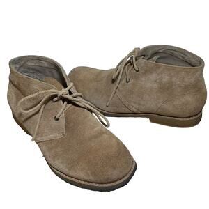 Ugg Men's Leighton Lace Up Suede Ankle Chukka Boot Light Tan 9
